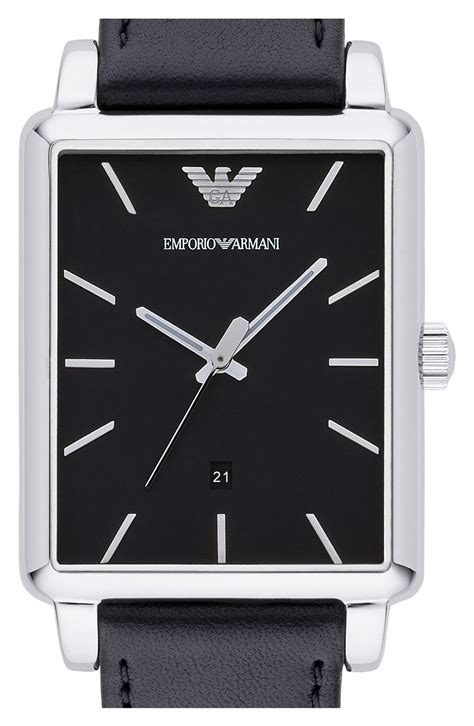 emporio armani replica watches india|emporio armani rectangular watch.